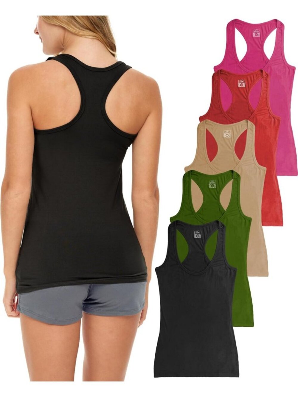 Chic Women's Racerback Tank Tops - Stylish, Comfortable & Versatile Basics